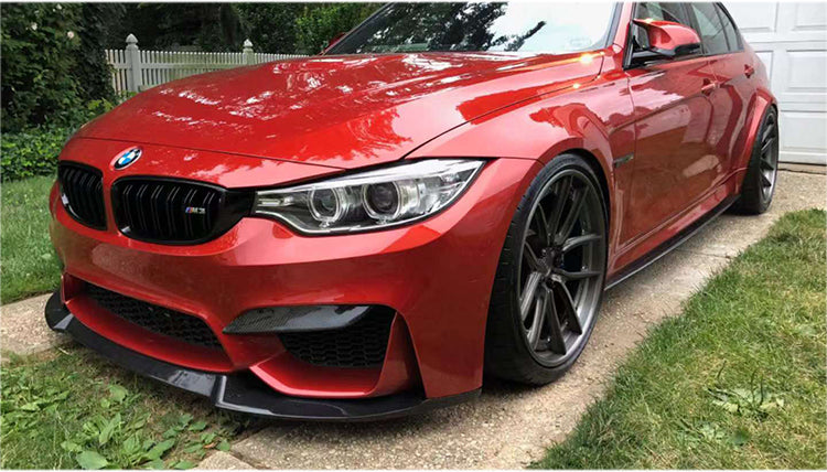 BMW F80 F82 F83 M3 M4 CS Type Carbon Fiber Front Bumper Lip 2014-2019