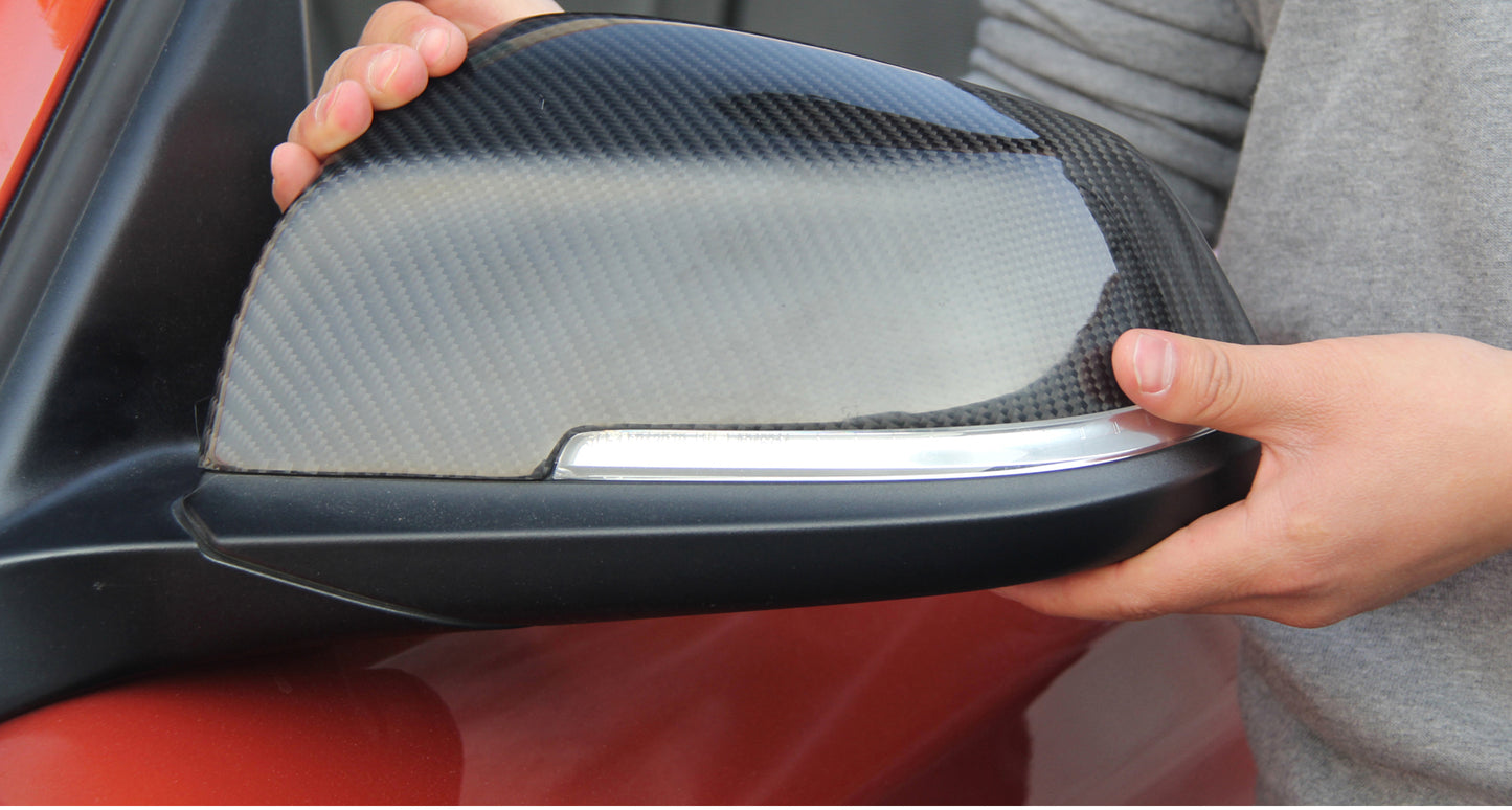 BMW F87 M2 Add On Type Carbon Fiber Mirror Cover 2014 +