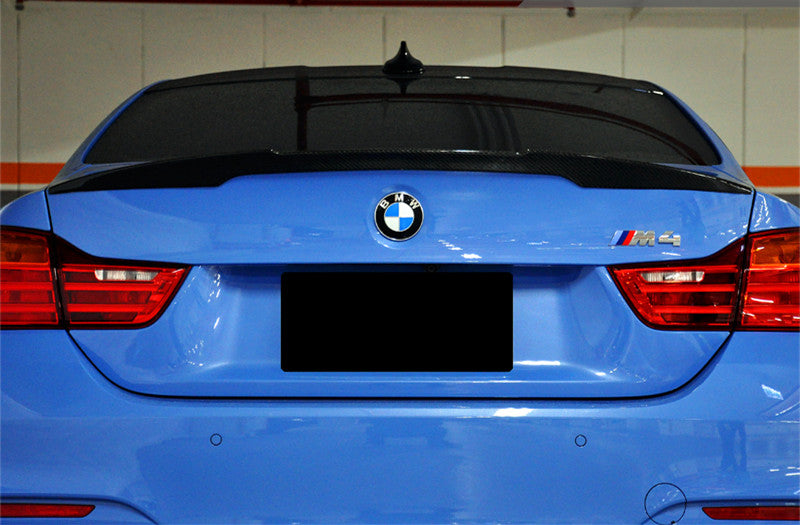 BMW F82 M4 V Type Carbon Fiber Rear Spoiler 2014-2019