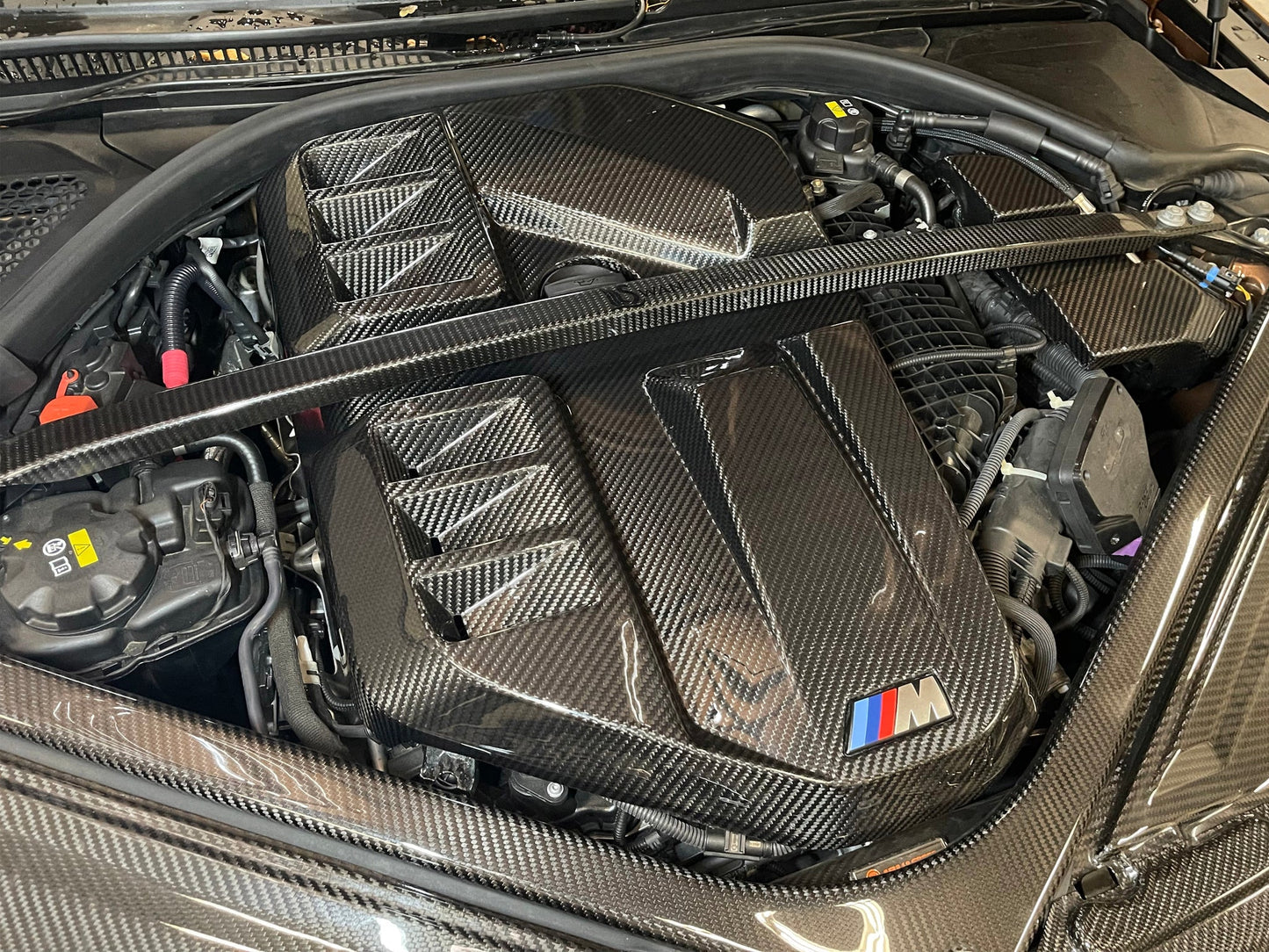 BMW G80 G82 G83 M3 M4 Dry Carbon Fiber Engine Cover 2021+