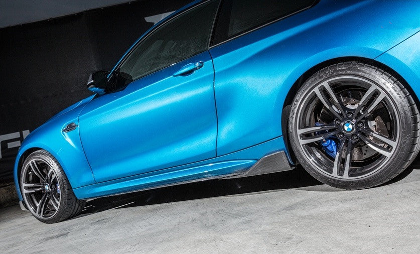 BMW F87 M2 MP Type Carbon Fiber Side Skirts 2016-2021