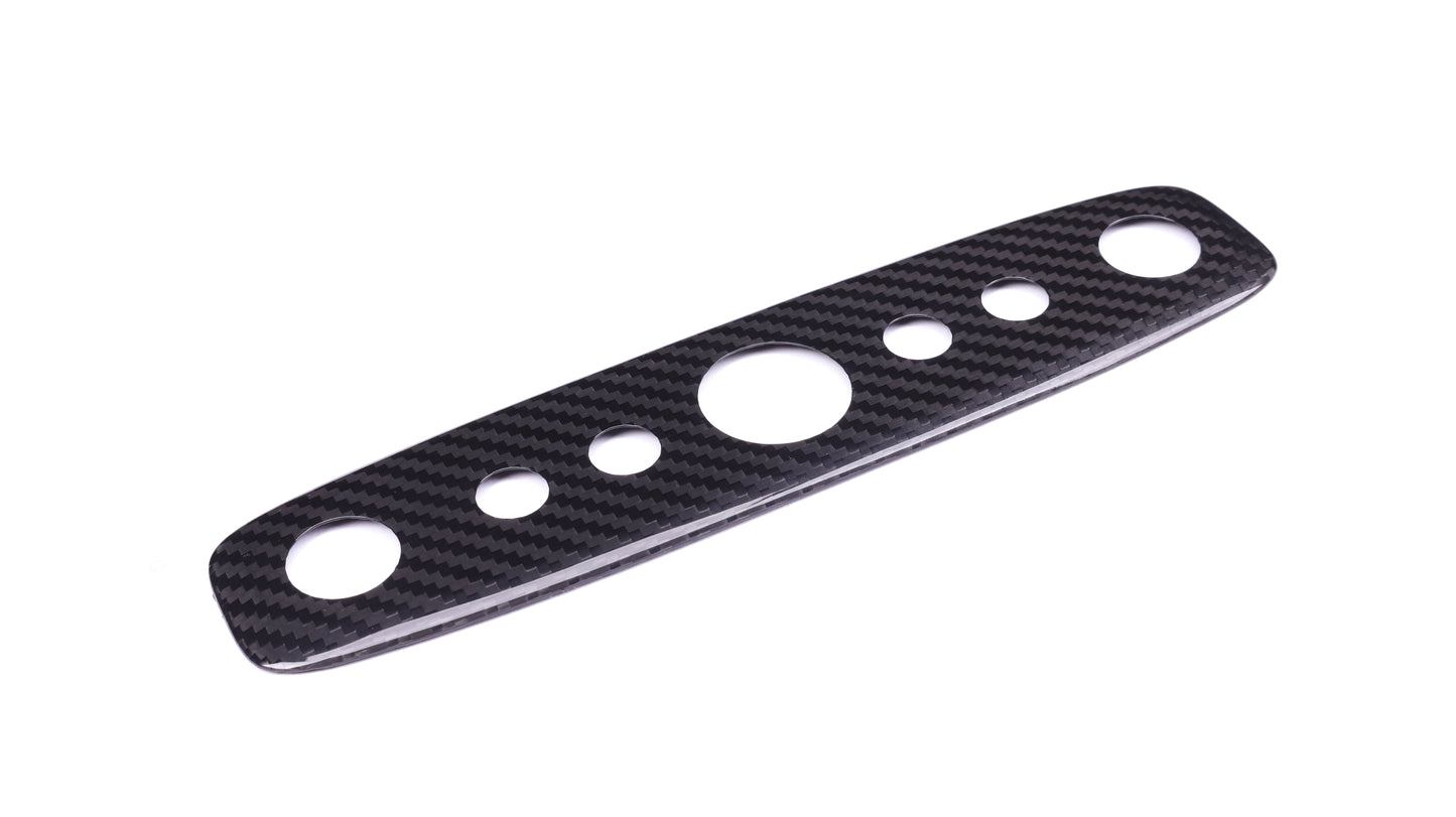 Gloss Dry Carbon Fiber Dome Light Covers For Tesla Highland Model 3 2023+