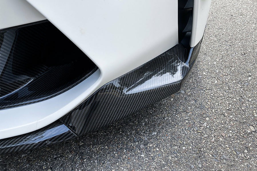 BMW M3 M4 G80 G82 V-Type Carbon Fiber Front Lip Spoiler