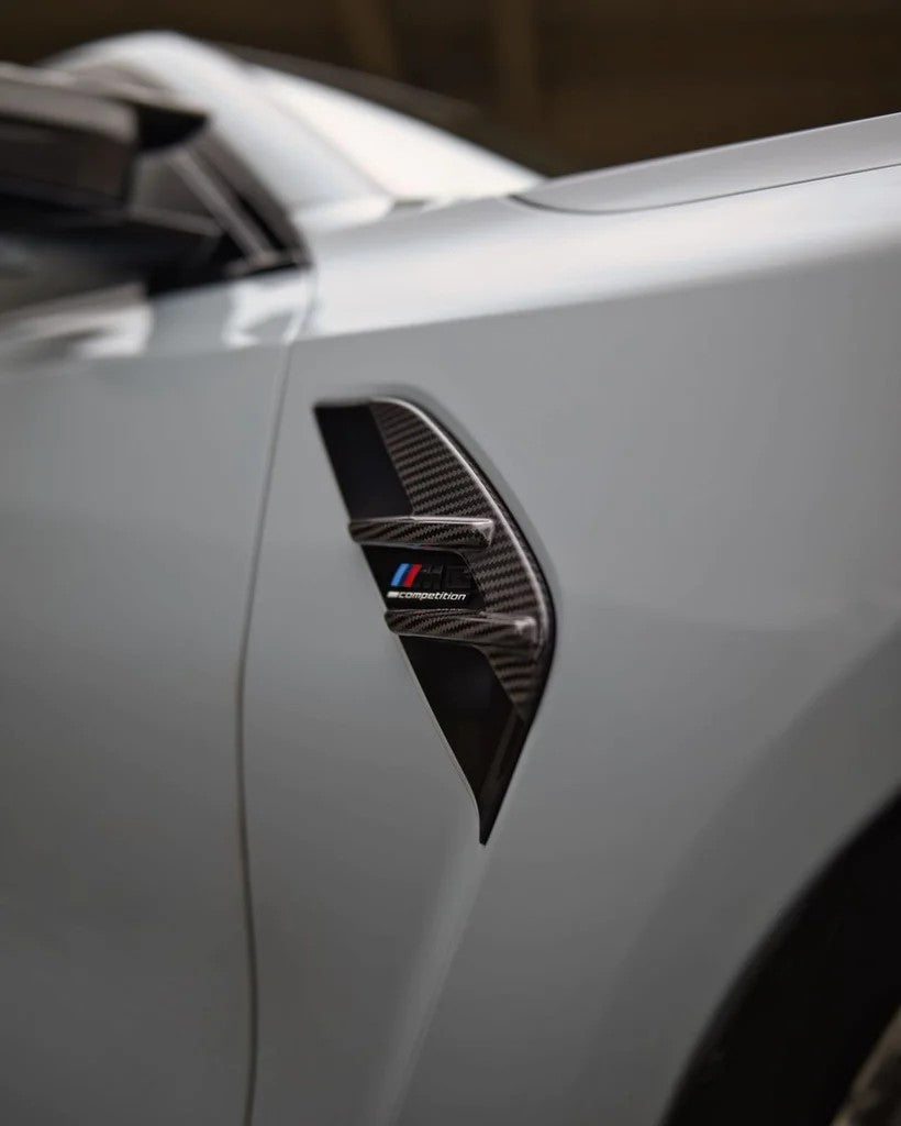 BMW G80 M3 Dry Carbon Fiber Fender Trims 2021+