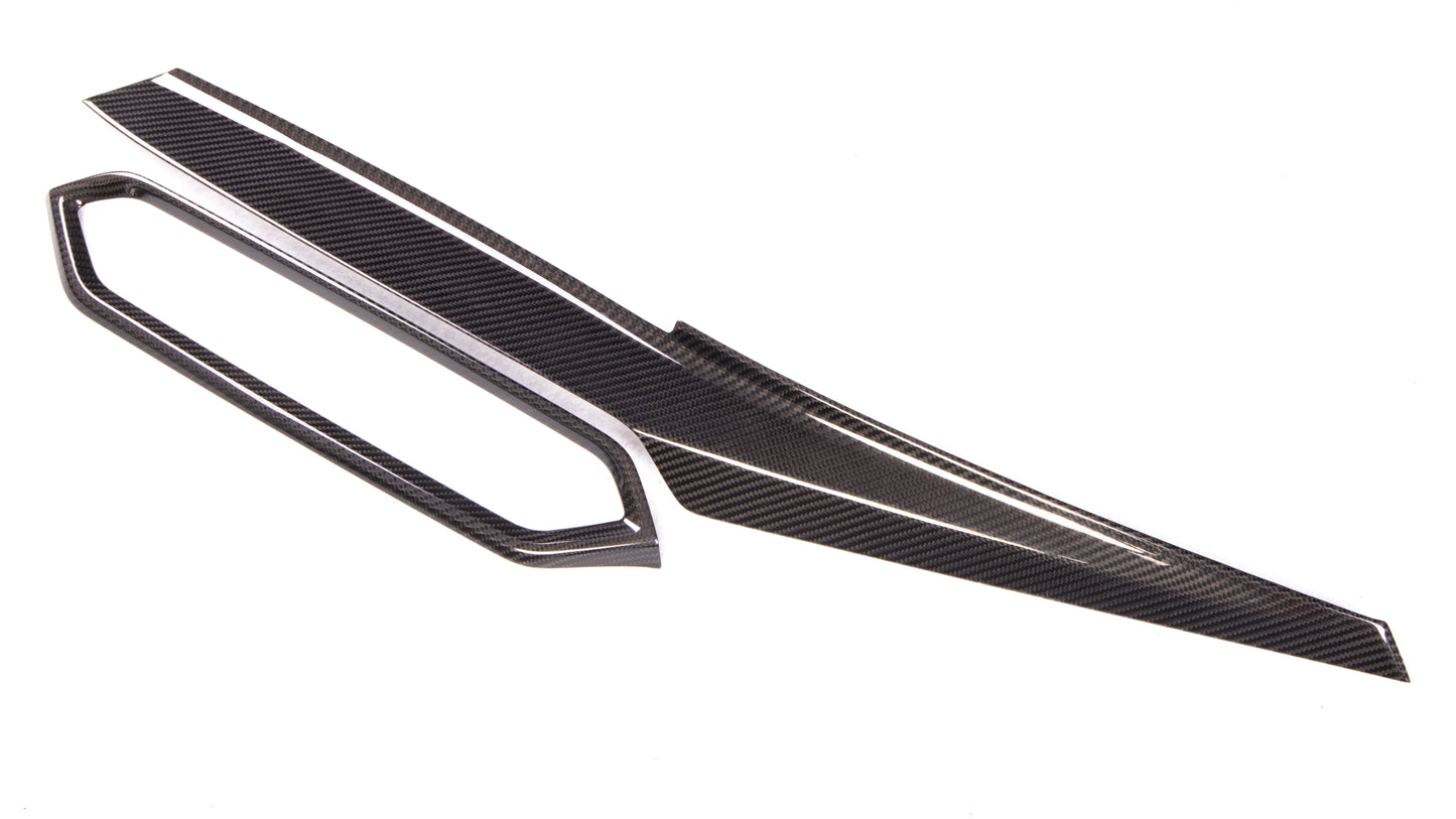 BMW G80 G82 M3 M4 Dry Carbon Fiber Dashboard Trims 2 PCS 2021+