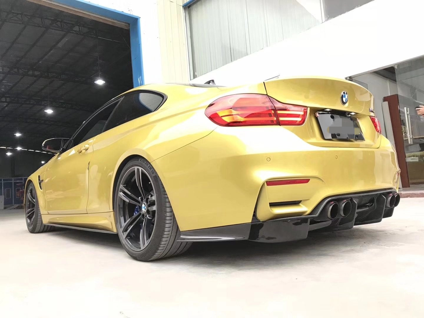 BMW F80 F82 M3 M4 PSM Type Carbon Fiber Rear Diffuser 2014-2019