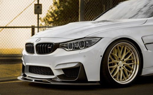 BMW F80 F82 F83 M3 M4 PSM Type Carbon Fiber Front Bumper Lip 2014-2019