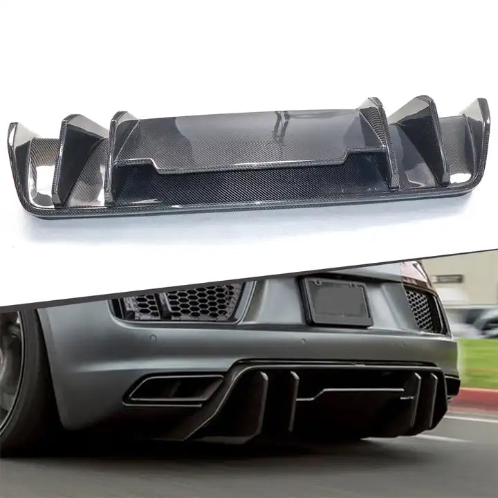 Rear Diffuser R8 Audi R8 Rear Diffuser V-Type – RM1 DESIGN