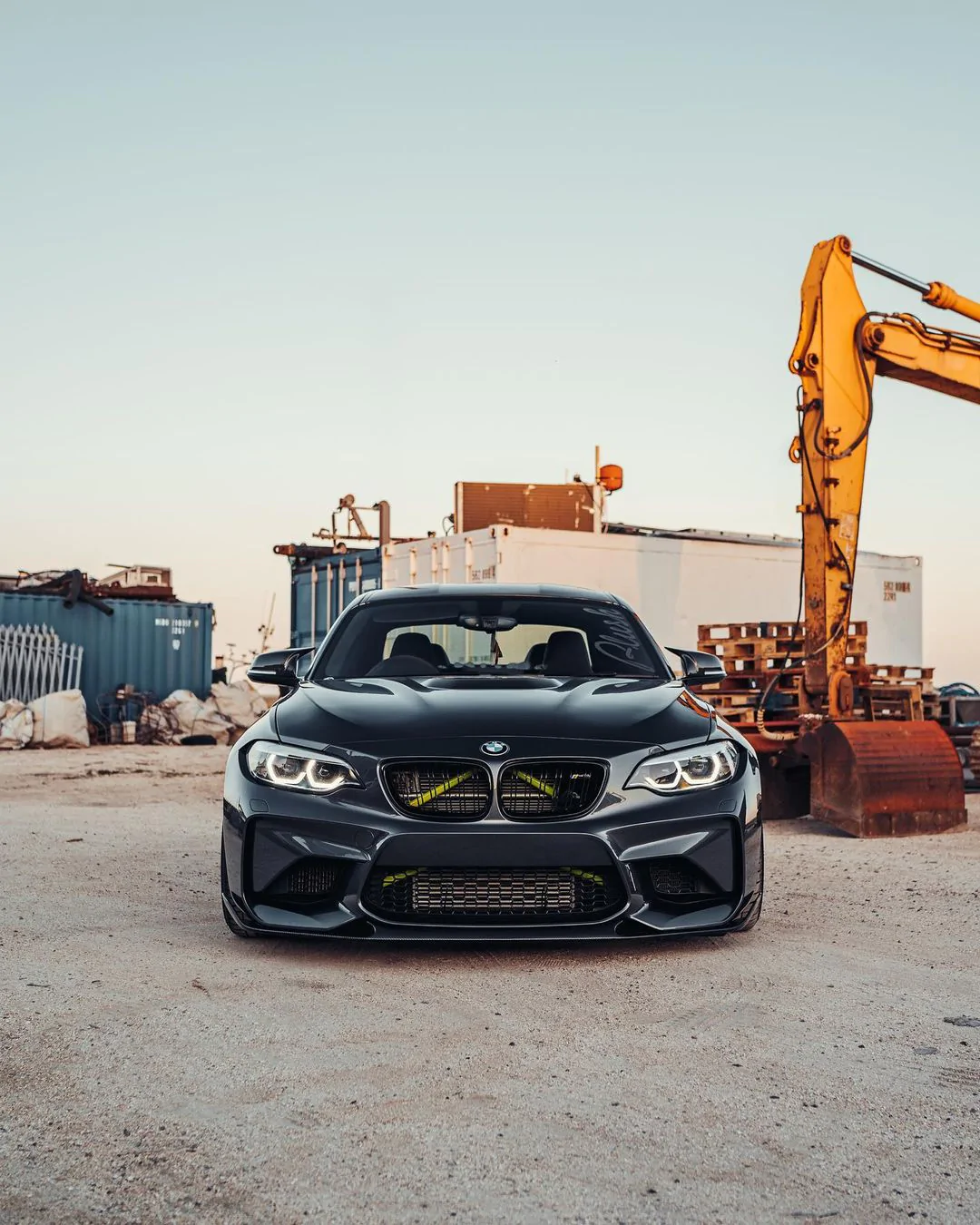 BMW M2 F87 MP Type Carbon Fiber Front Bumper Lip 2016-2021