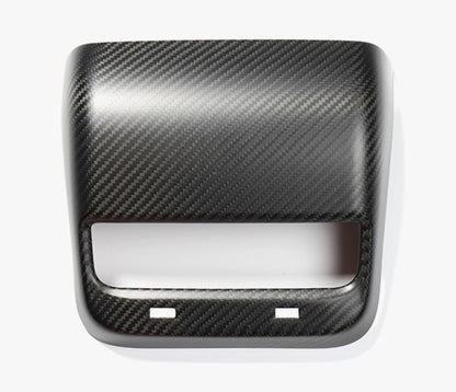 For Tesla Model 3 & Y Matt Dry Carbon Fiber Backseat Vent Cover 2017-2023