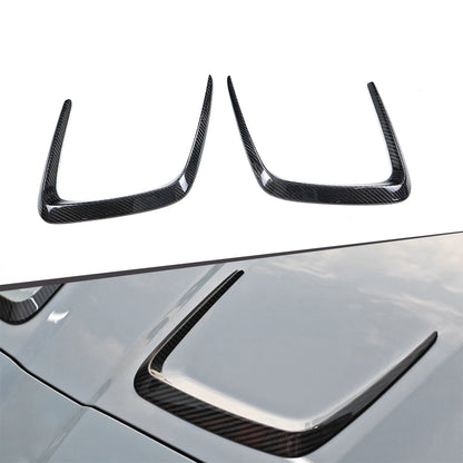 BMW G80 G82 G83 M3 M4 Dry Carbon Fiber Bonnet Vent Trims