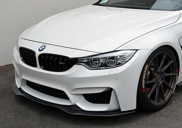 BMW F80 F82 F83 M3 M4 PSM Type Carbon Fiber Front Bumper Lip 2014-2019(1 Pc)