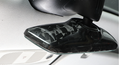 Dry Carbon Fiber Inner Rearview Mirror Cover For Tesla Model 3 2017-2023