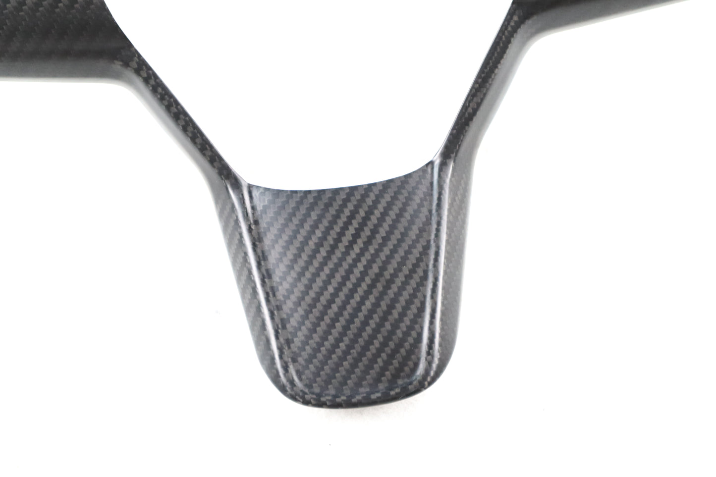 2017-2023 Matt Dry Carbon Fiber Model 3 & Y Steering Wheel Cover 1 Pc