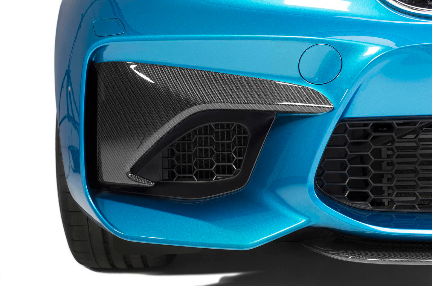 BMW M2 F87 Carbon Fiber Front Upper Splitter Flaps Trims 2016-2021