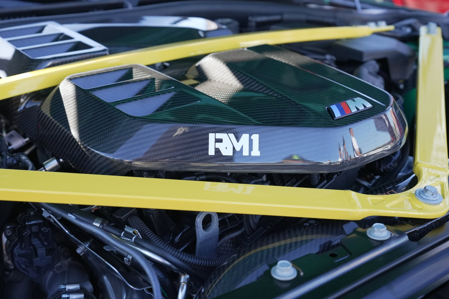 BMW G80 G82 G83 M3 M4 Dry Carbon Fiber Engine Cover 2021+