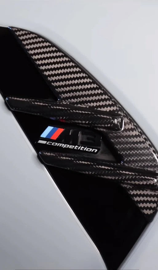 BMW G80 M3 Dry Carbon Fiber Fender Trims 2021+