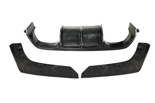 BMW F80 F82 M3 M4 V Type Carbon Fiber Rear Diffuser 2014-2019