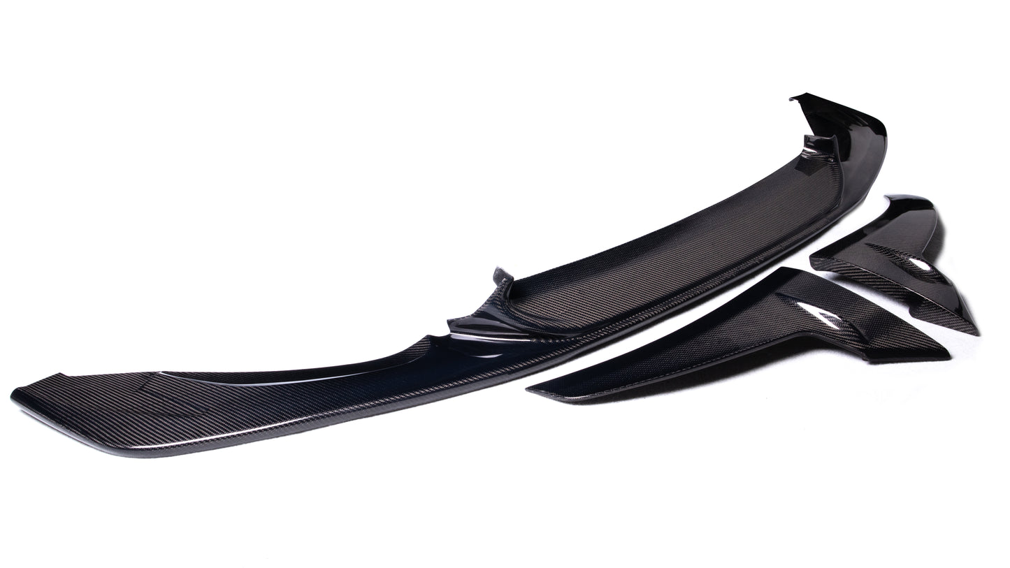 BMW F80 F82 F83 M3 M4 LT Type Carbon Fiber Front Bumper Lip 2014-2019