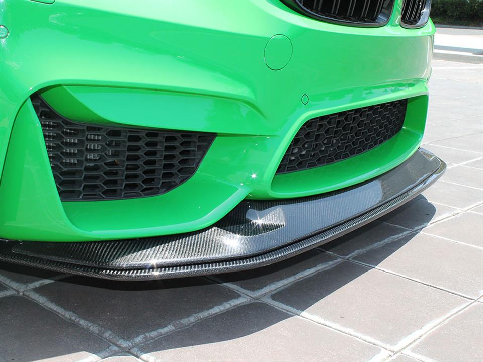 BMW F80 F82 F83 M3 M4 GTS Type Carbon Fiber Front Bumper Lip 2014-2019